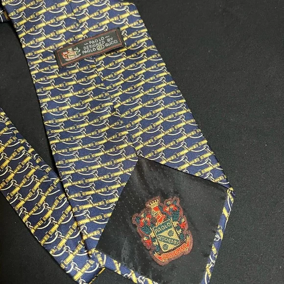 Paolo Gucci Silk Tie - Picture 3 of 4